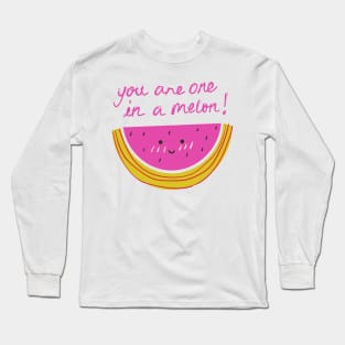 one in a melon tee Long Sleeve T-Shirt